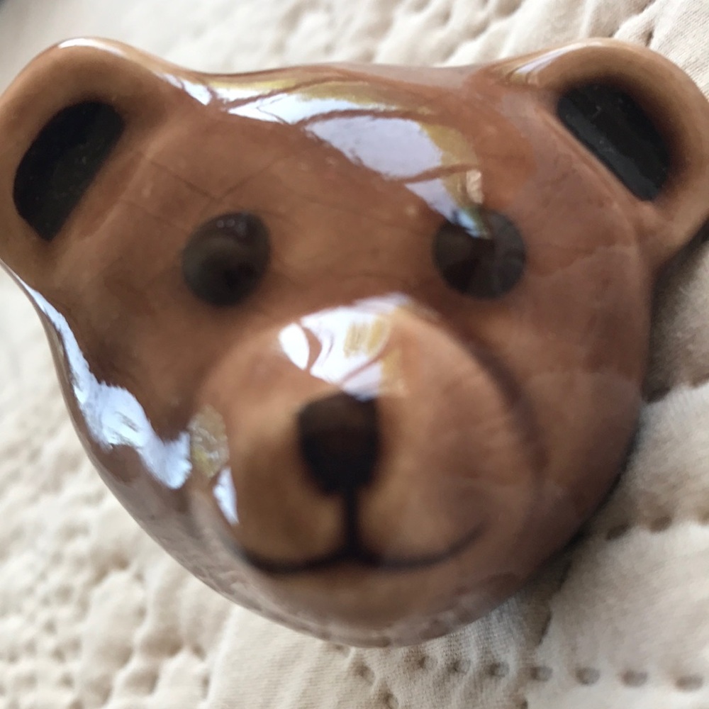Teddy Bear vintage knobs/ drawer pulls… 6 super cute!!!